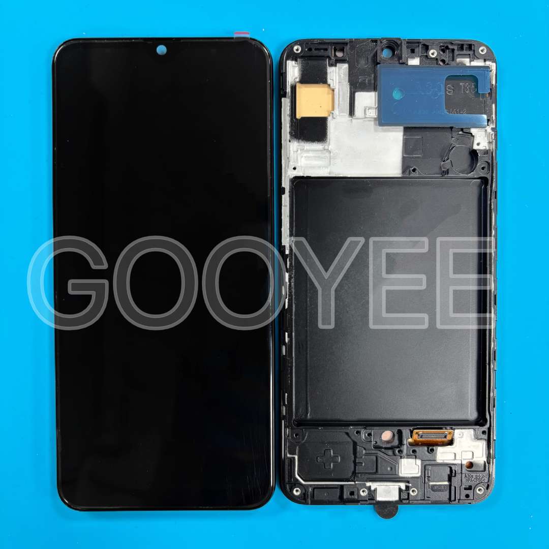 LCD DISPLAY FOR SAMSUNG A30 GALAXY A305 BLACK WITH FRAME OLED