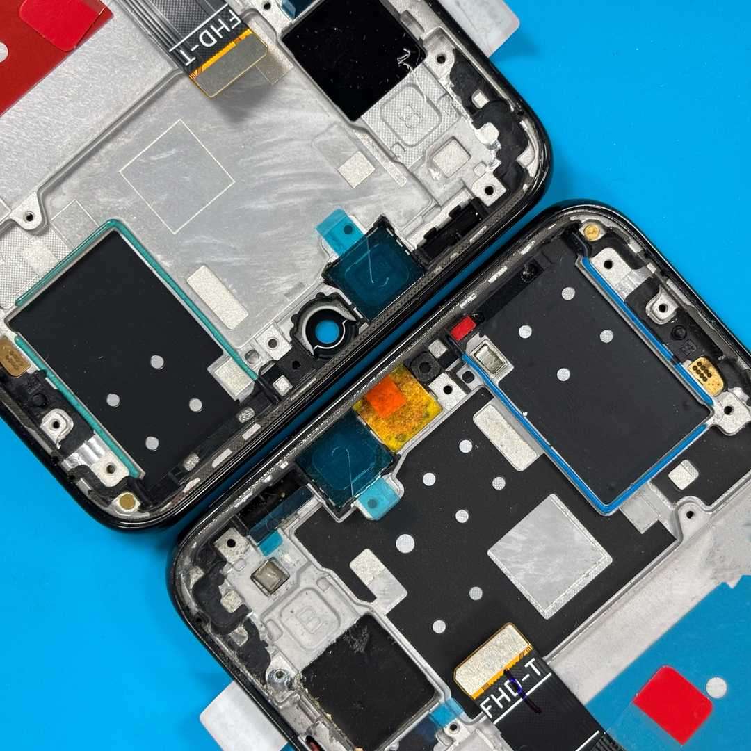 LCD DISPLAY FOR HUAWEI P30 LITE BLACK WITH FRAME ORG