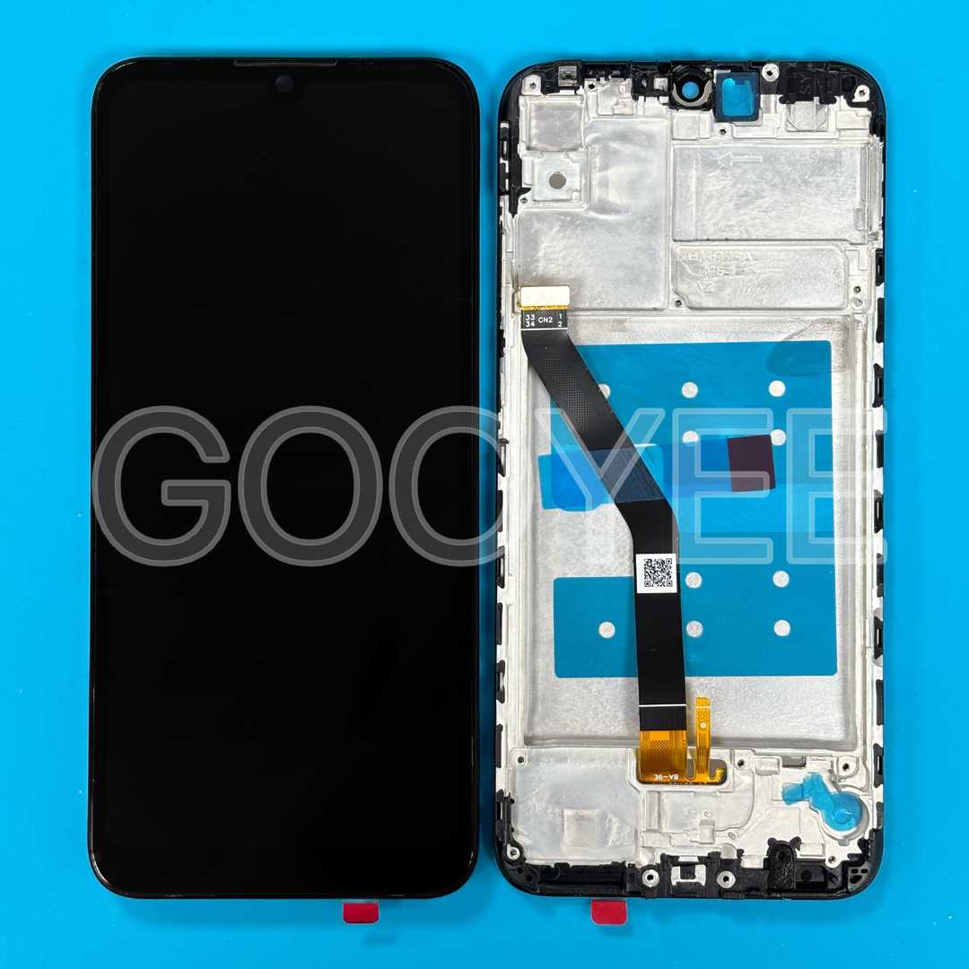 LCD DISPLAY FOR HUAWEI HONOR 8A BLACK WITH FRAME ORG