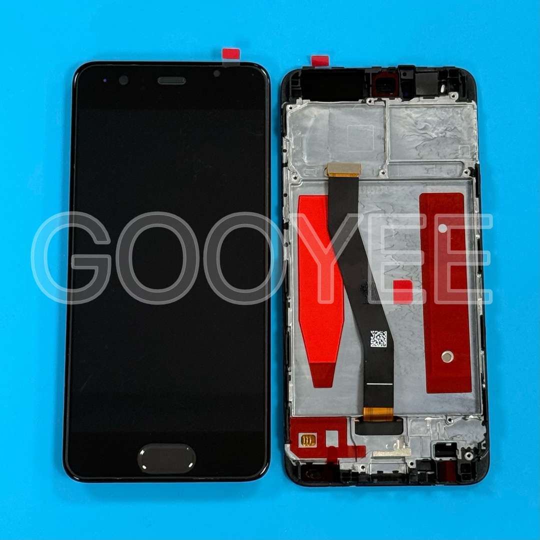 LCD DISPLAY HUAWEI P10 BLACK WITH FRAME ORG