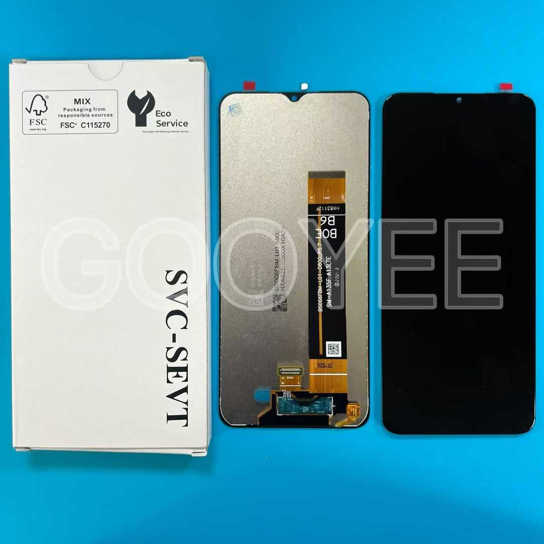 LCD DISPLAY FOR SAMSUNG A13 4G GALAXY A135F BLACK ORG