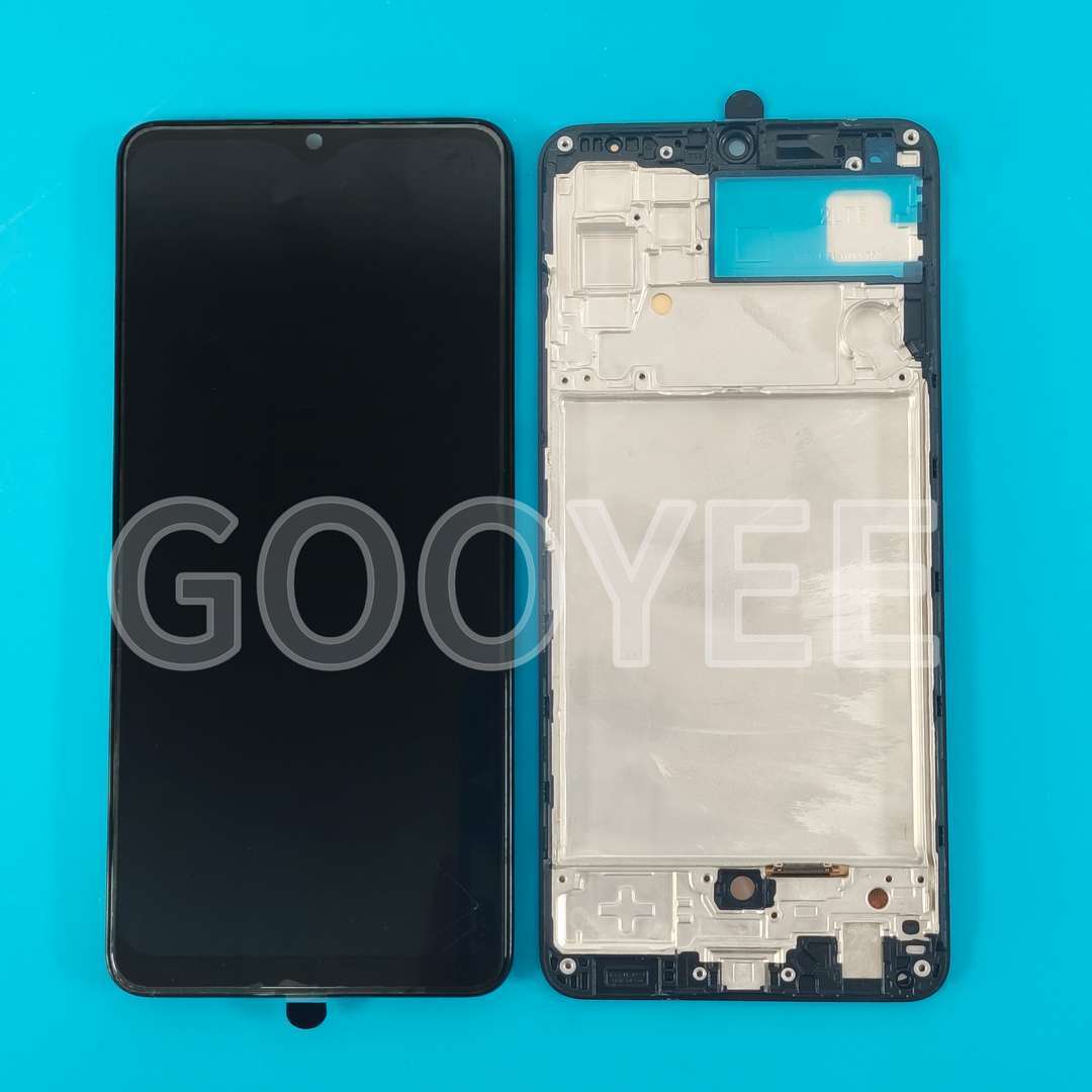 LCD DISPLAY FOR SAMSUNG A325 GALAXY A32 4G BLACK WITH FRAME OLED
