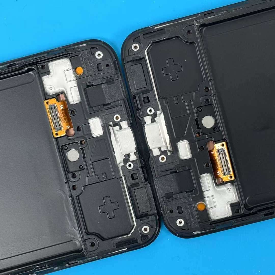 LCD DISPLAY FOR SAMSUNG A30S GALAXY A307 BLACK WITH FRAME TFT