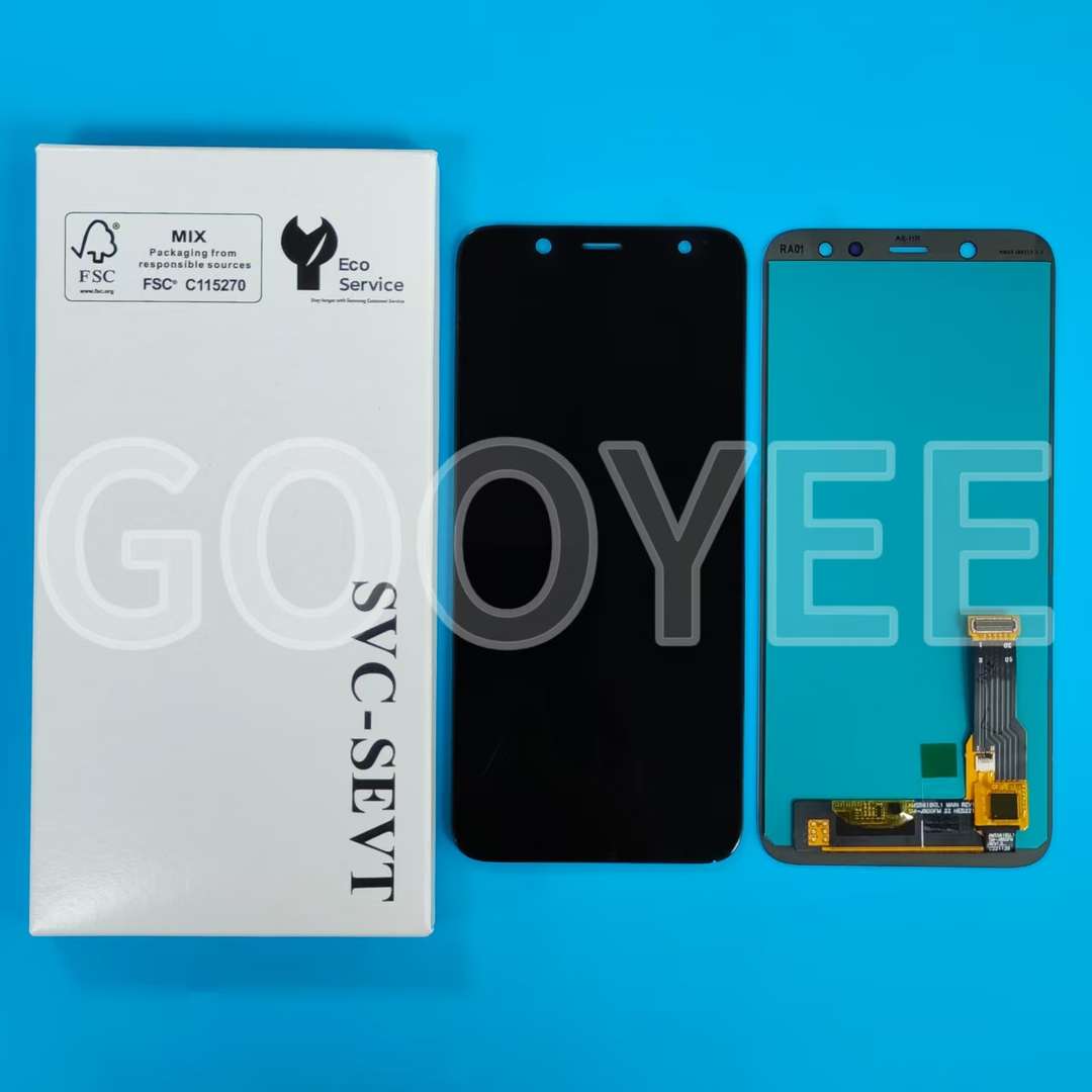 LCD DISPLAY FOR SAMSUNG A6 GALAXY A6 2018  BLACK OLED