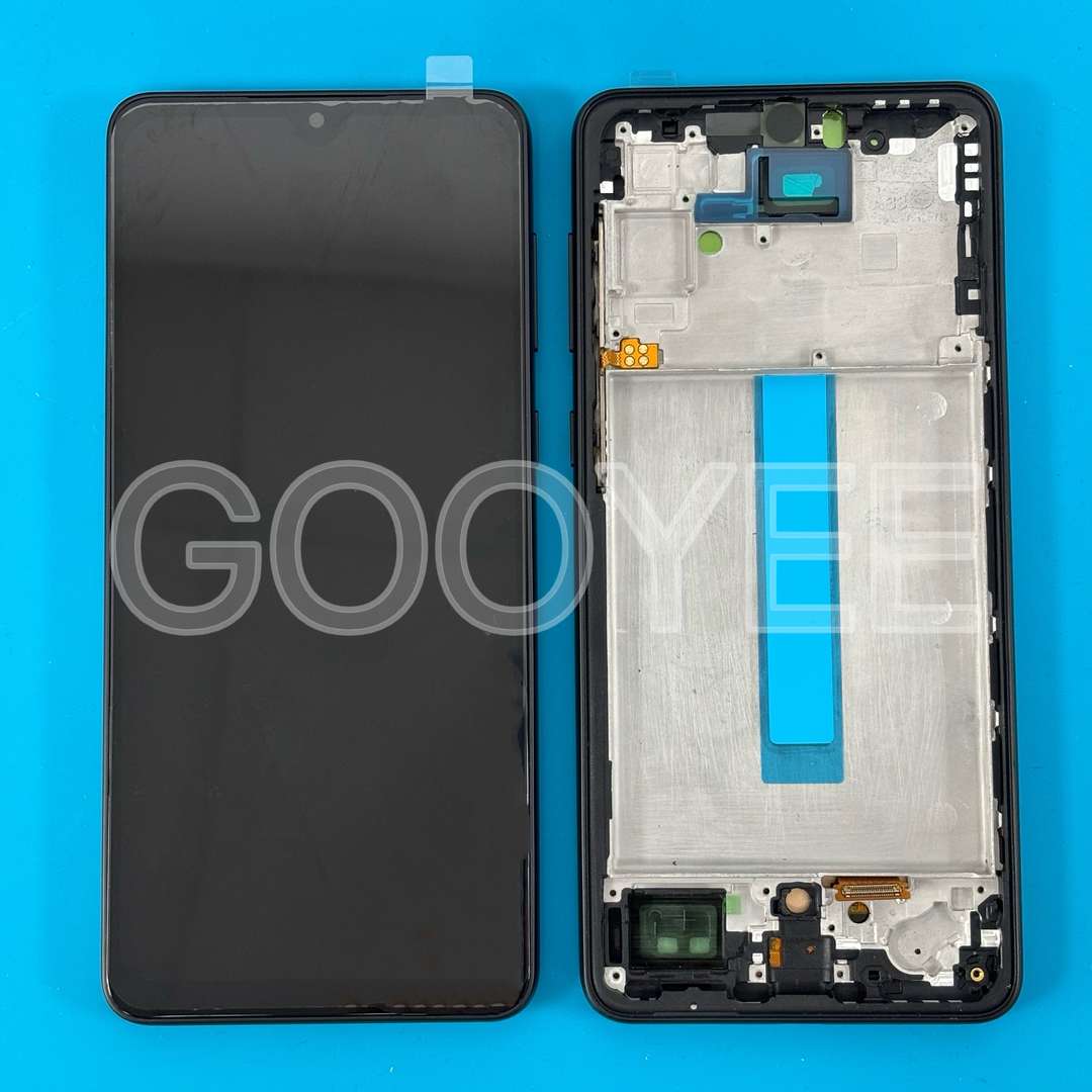 LCD DISPLAY FOR SAMSUNG A336 GALAXY A33 5G BLACK WITH FRAME TFT