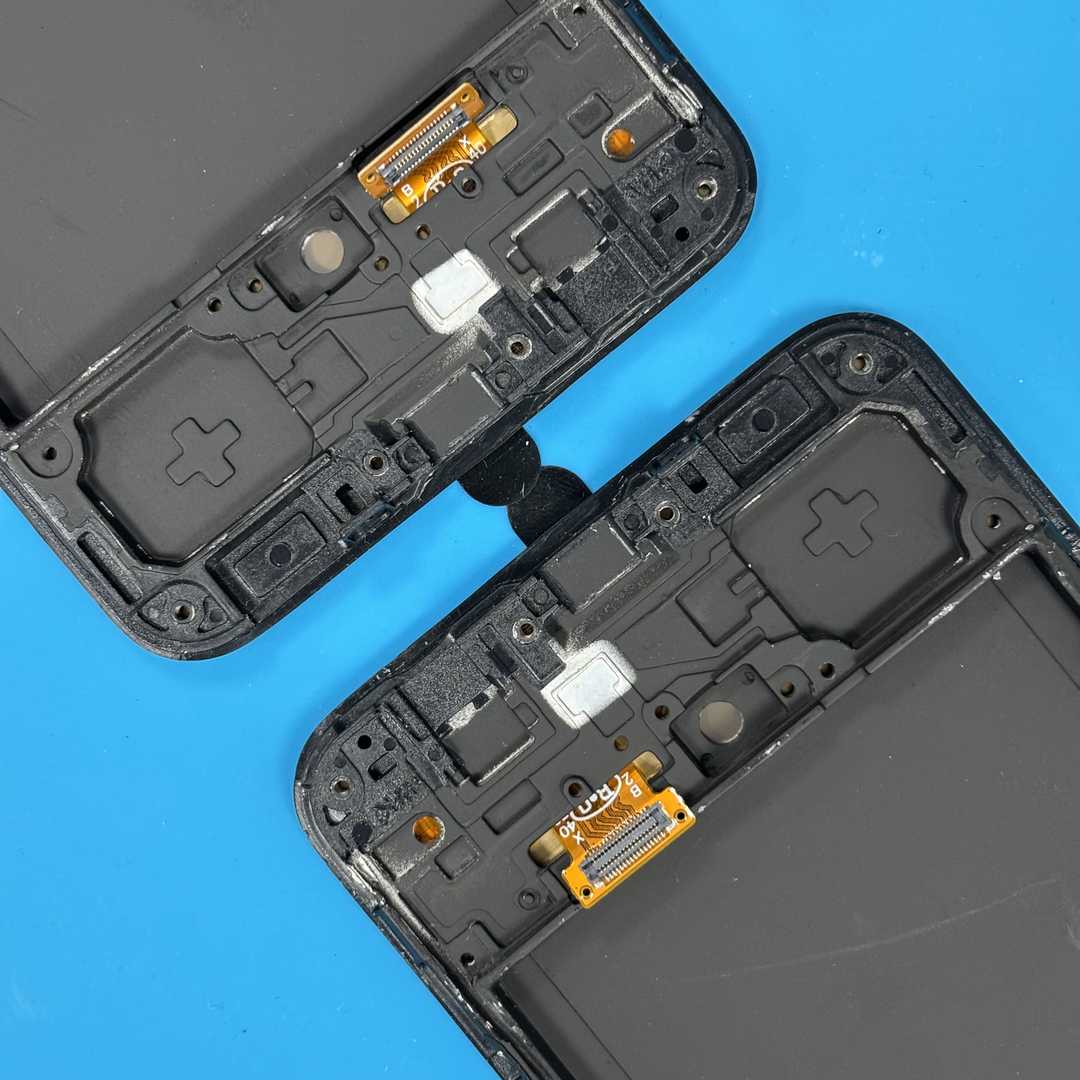 LCD DISPLAY FOR SAMSUNG A307 GALAXY A30SS BLACK WITH FRAME OLED
