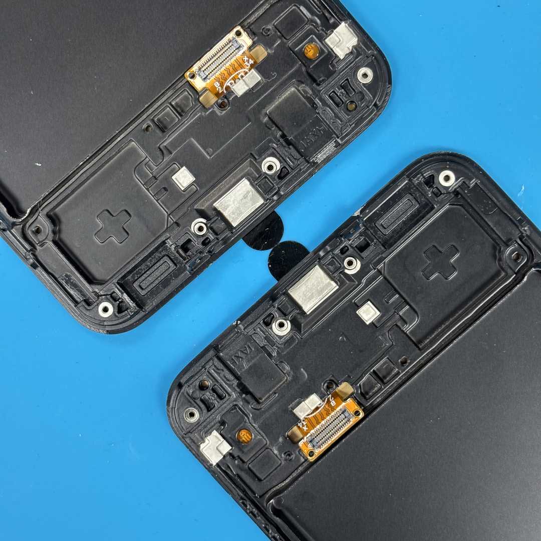 LCD DISPLAY FOR SAMSUNG A205 GALAXY A20 BLACK WITH FRAME OLED