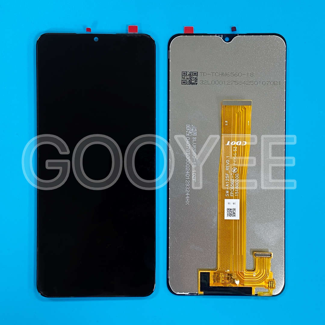 LCD DISPLAY FOR SAMSUNG A125 GALAXY A12 BLACK ORG