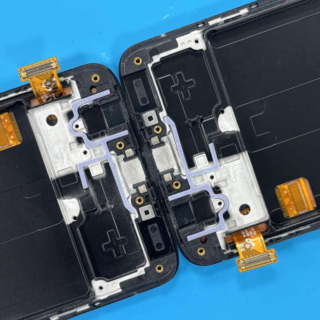 LCD DISPLAY FOR SAMSUNG A405 GALAXY A40 BLACK WITH FRAME ORIGINAL CHANGE GLASS