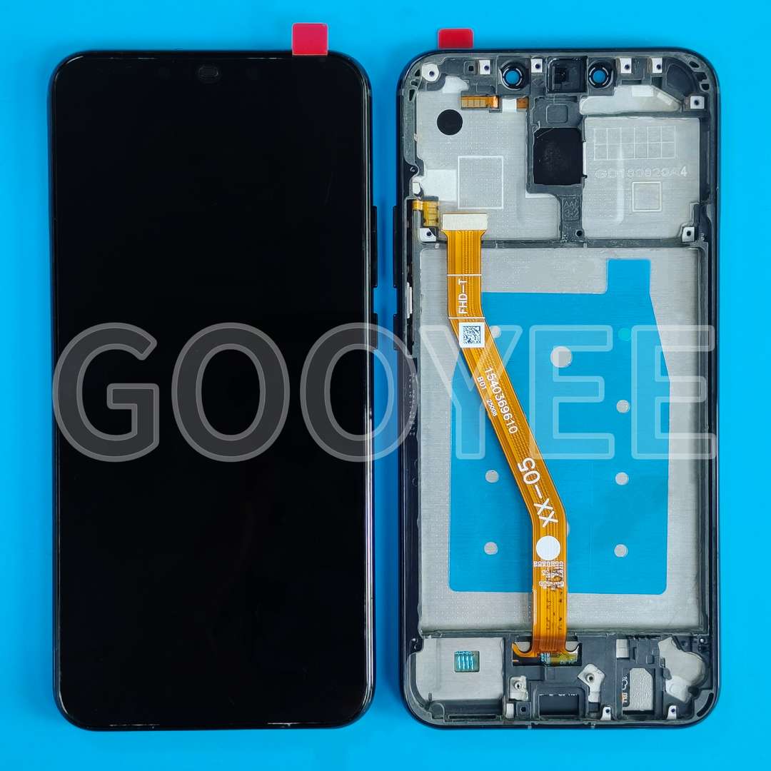 LCD DISPLAY FOR HUAWEI MATE 20 LITE BLACK WITH FRAME ORG
