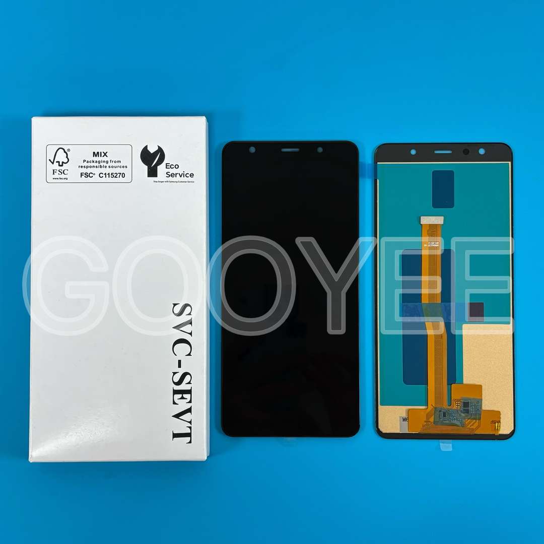 LCD DISPLAY FOR SAMSUNG A750 GALAXY A7 2018 BLACK TFT