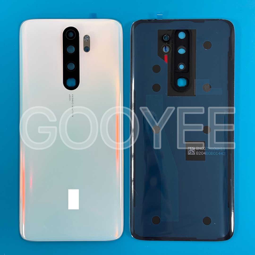 BACK PART WITH CAMERA GLASS FOR REDMI NOTE 8 PRO MOONLIGHT WHITE ORG