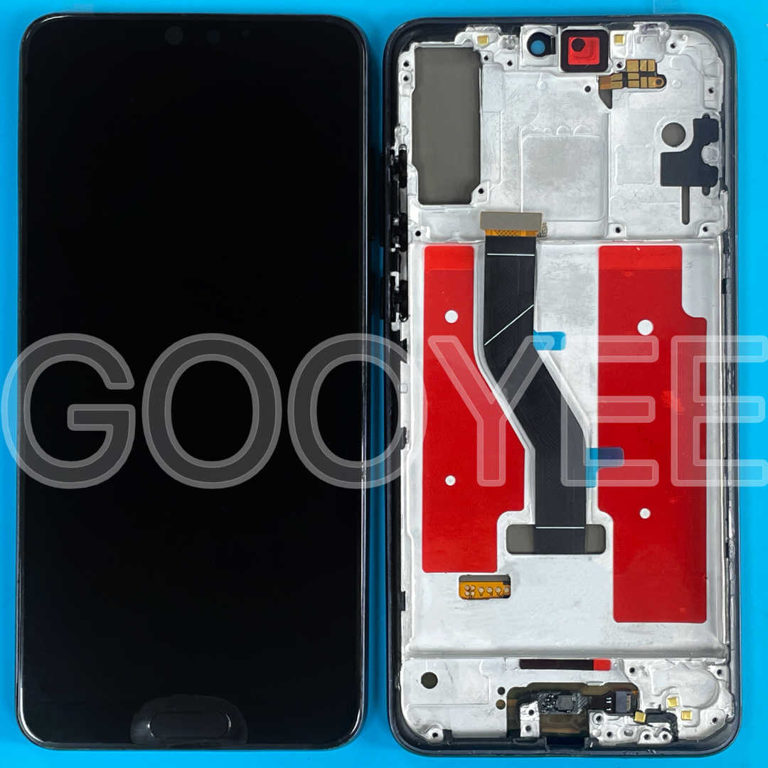 LCD DISPLAY FOR HUAWEI P20 PRO BLACK WITH FRAME OLED