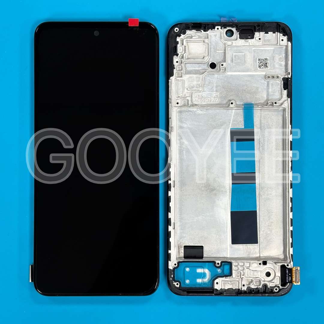 LCD DISPLAY FOR REDMI NOTE 12 4G BLACK WITH FRAME INCELL
