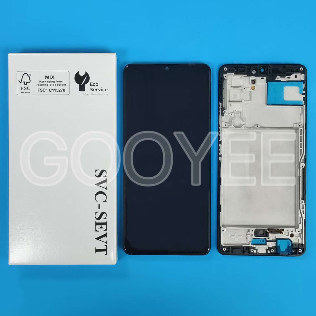 LCD DISPLAY FOR SAMSUNG A42 5G GALAXY A426 BLACK WITH FRAME OLED