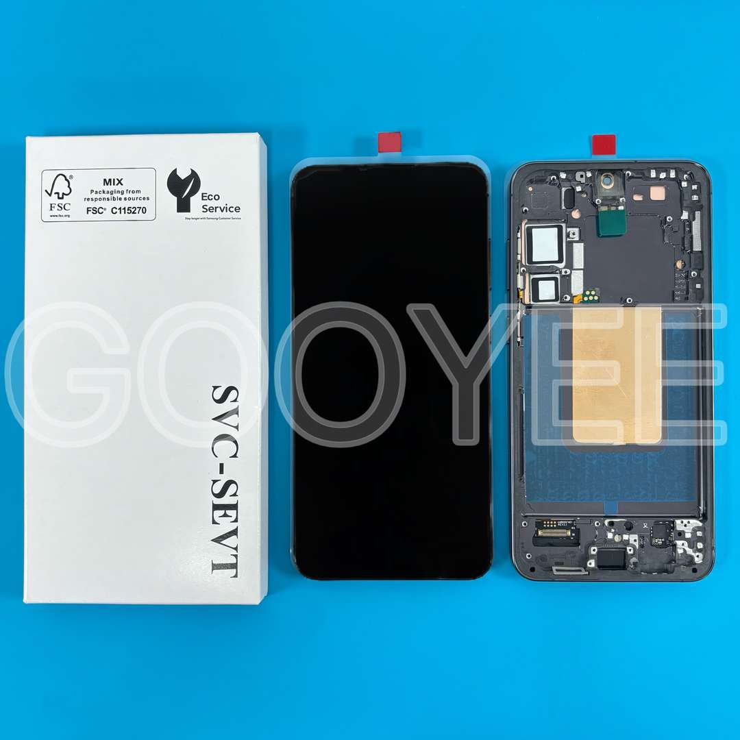LCD DISPLAY FOR SAMSUNG S926 GALAXY S24+ BLACK WITH FRAME OLED