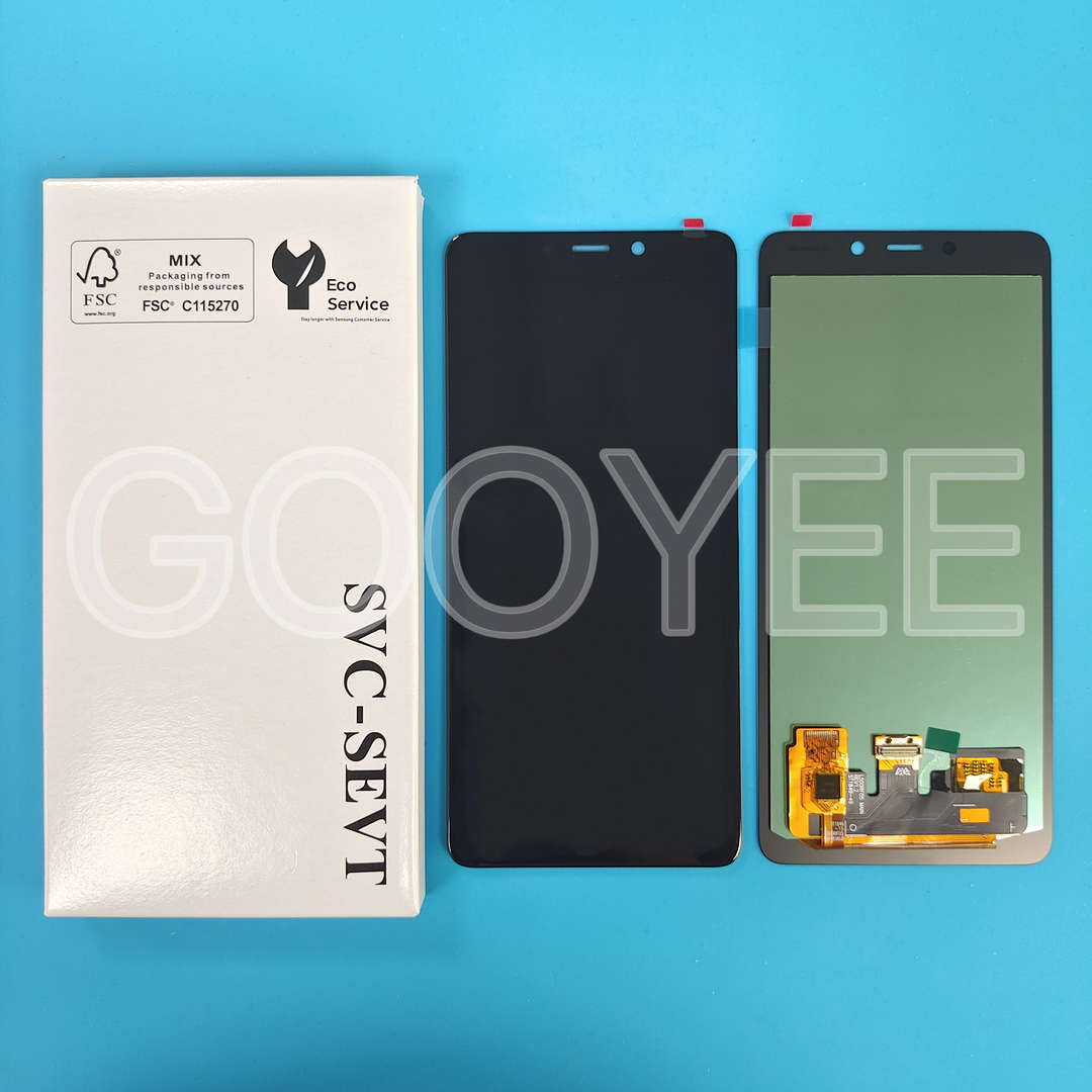 LCD DISPLAY FOR SAMSUNG A9 STAR GALAXY A920 BLACK  OLED