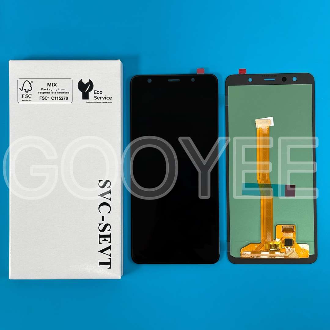 LCD DISPLAY FOR SAMSUNG A7 2018 GALAXY A750 BLACK OLED