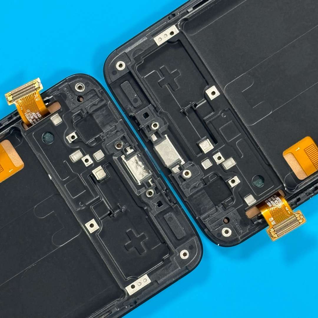 LCD DISPLAY FOR SAMSUNG A405 GALAXY A40 BLACK WITH FRAME TFT