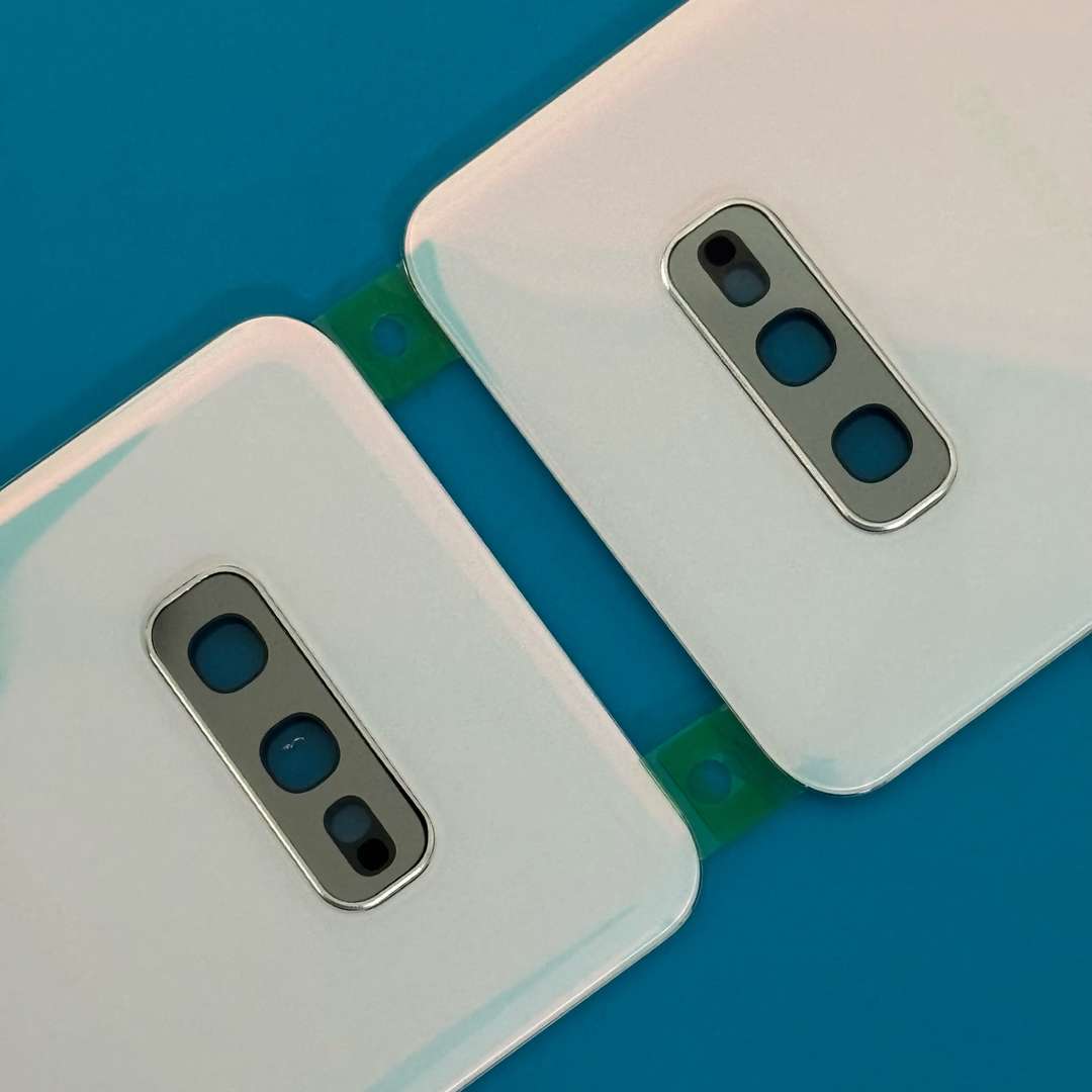 BACK PART WITH CAMERA GLASS FOR SAMSUNG S10E PRISM WHITE ORG
