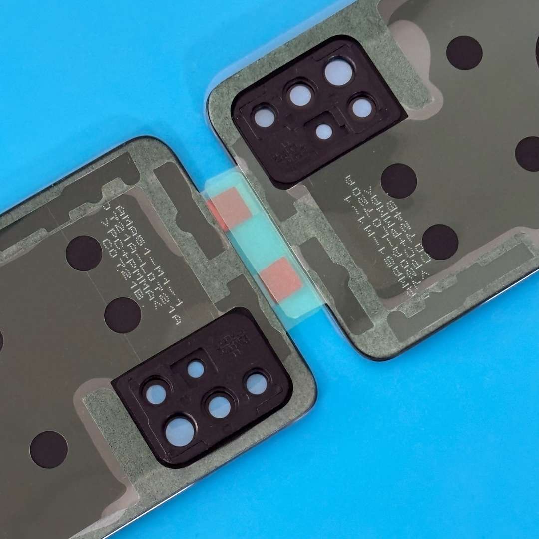 BACK PART WITH CAMERA GLASS FOR SAMSUNG A51 PRISM CRUSH BLACK ORG