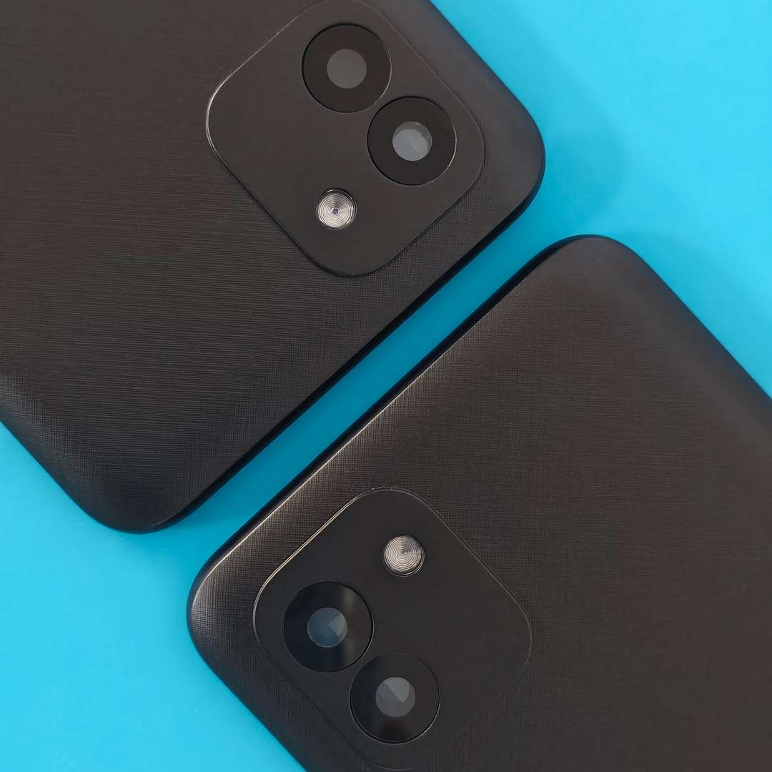 BACK PART WITH CAMERA GLASS FOR SAMSUNG A03 MOONLIGHT BLACK ORG