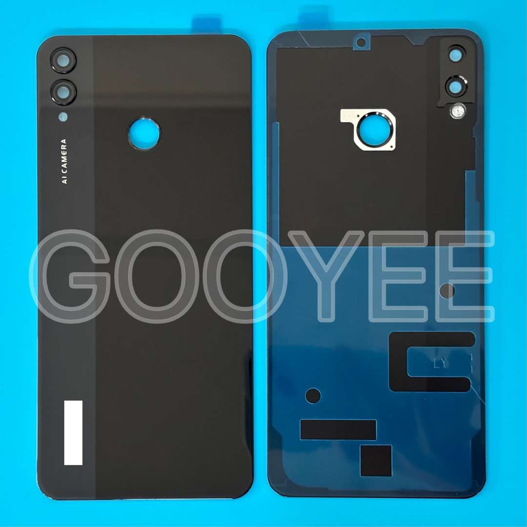 BACK PART WITH CAMERA GLASS FOR HUAWEI HONOR 8X BLACK ORG