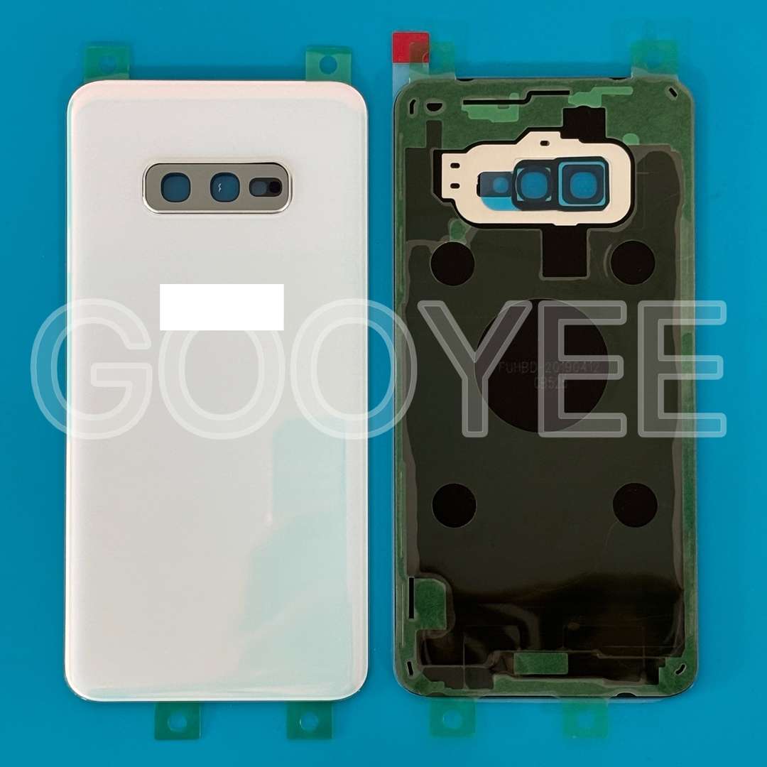 BACK PART WITH CAMERA GLASS FOR SAMSUNG S10E PRISM WHITE ORG