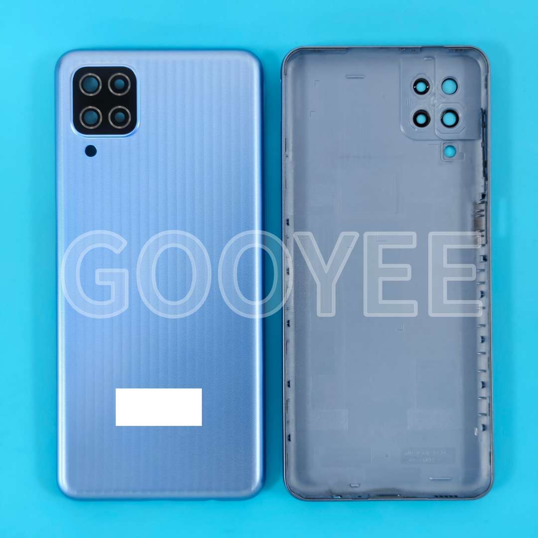 BACK PART WITH CAMERA GLASS FOR SAMSUNG M12 MOONLIGHT BLUE ORG