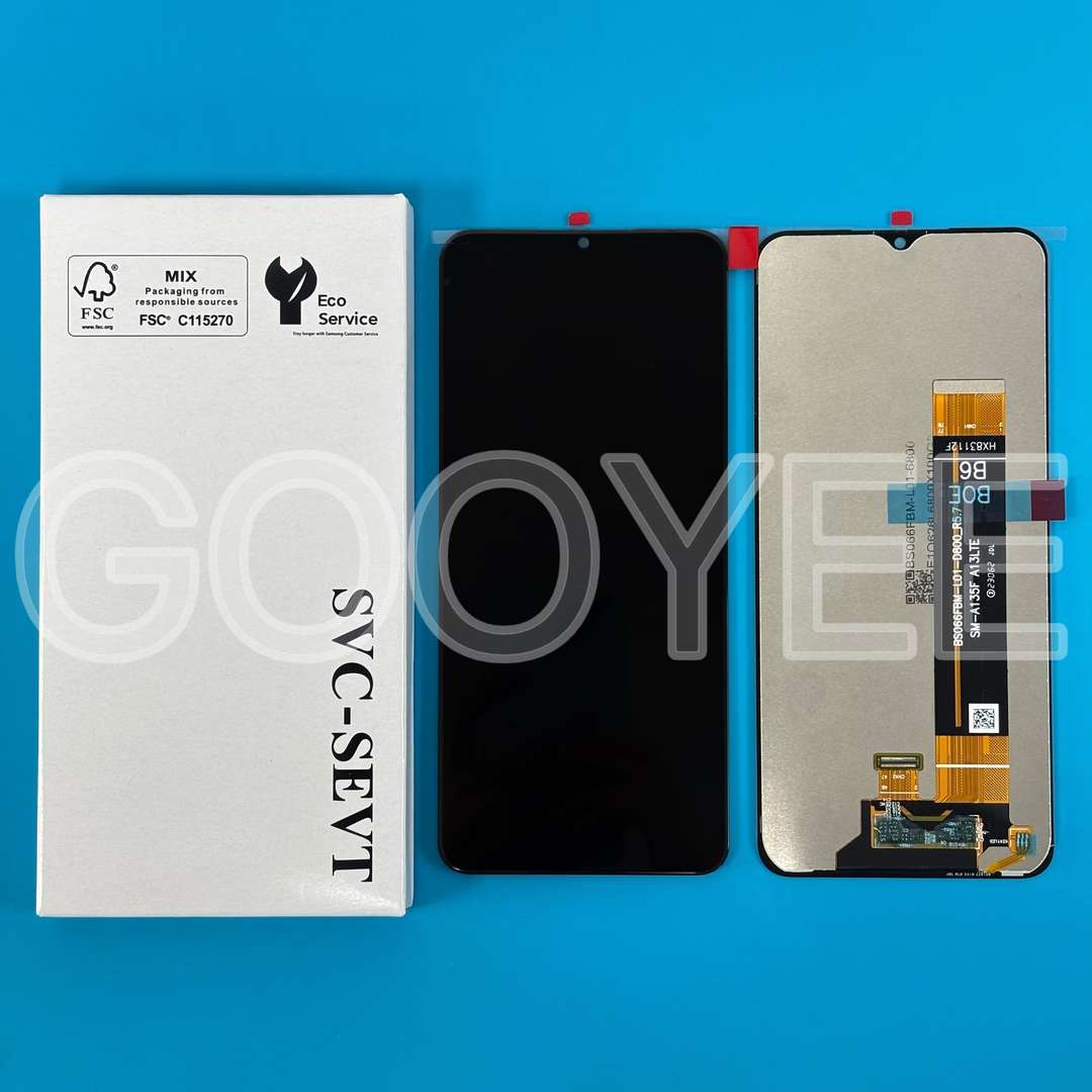 LCD DISPLAY FOR SAMSUNG A135 GALAXY A13 4G BLACK FULL ORG