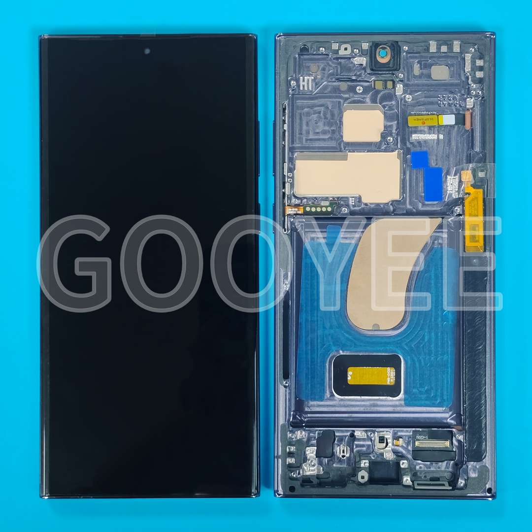 LCD DISPLAY FOR SAMSUNG S23 ULTRA GALAXY S918 BLACK WITH FRAME OLED