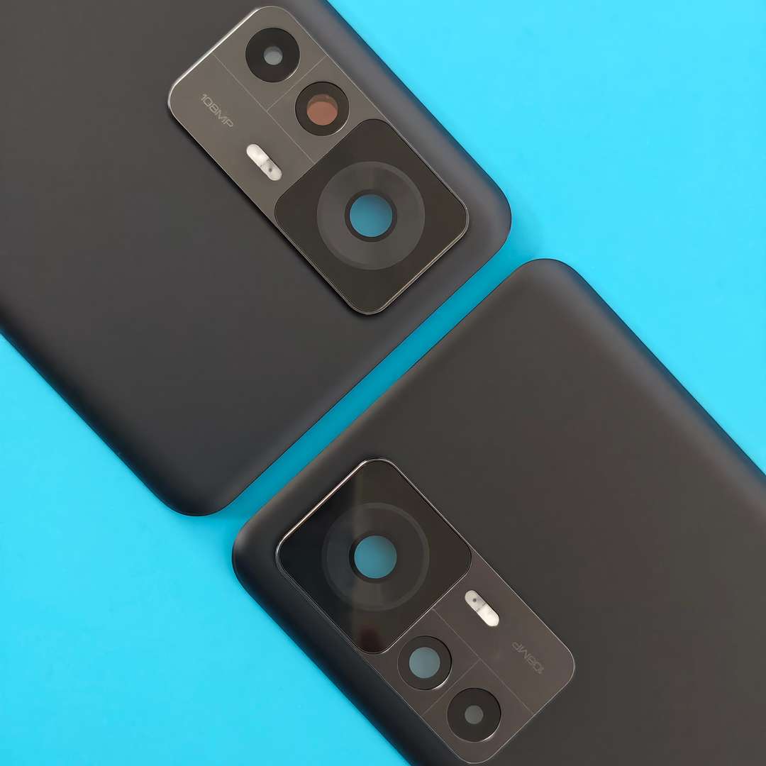 BACK PART WITH CAMERA GLASS FOR XIAOMI MI 12T MOONLIGHT BLACK ORG