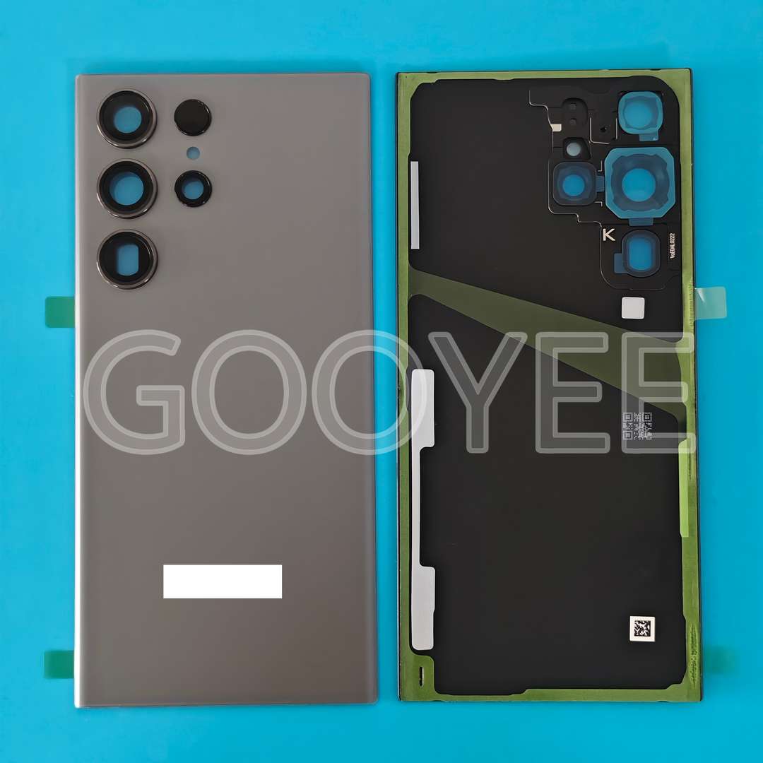 BACK PART WITH CAMERA GLASS FOR SAMSUNG S23 ULTRA MOONLIGHT GRAY ORG