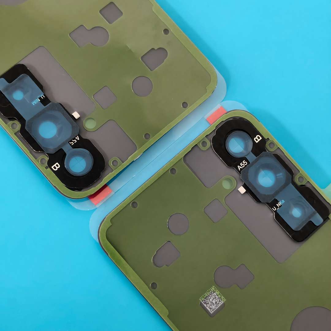BACK PART WITH CAMERA GLASS FOR SAMSUNG A55 MOONLIGHT BLUE ORG