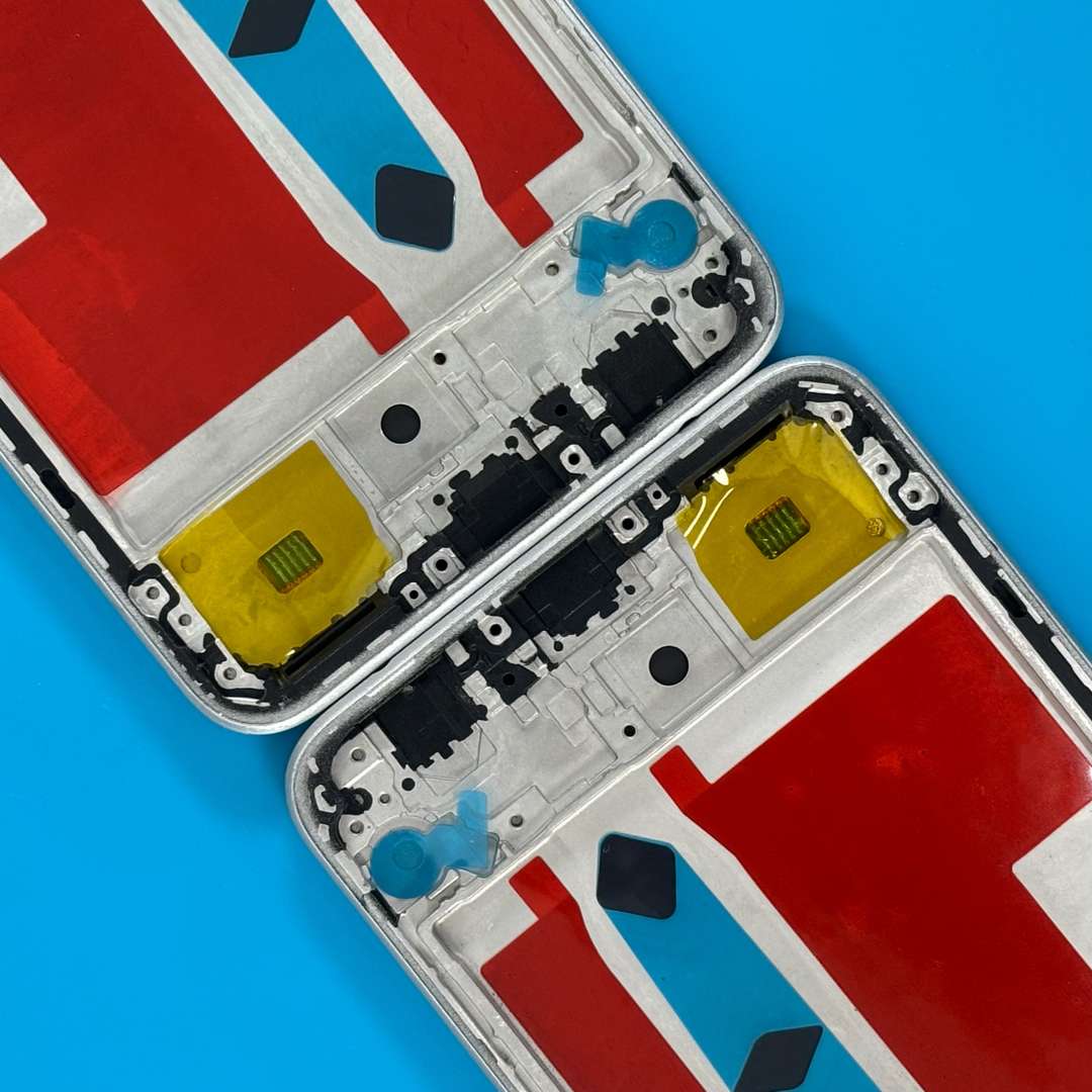 LCD DISPLAY FOR HUAWEI HONOR X8 SILVER WITH FRAME ORG