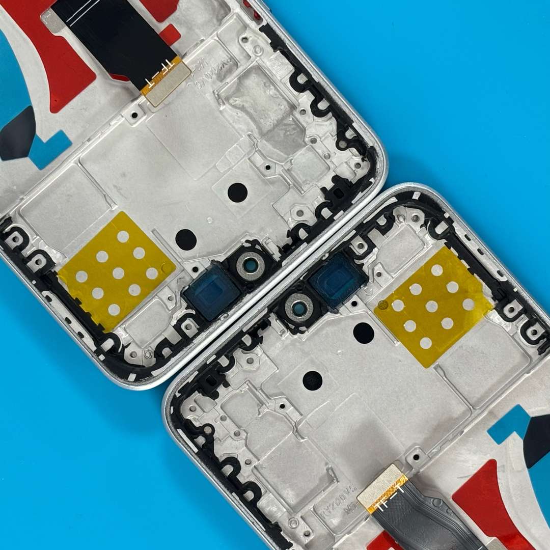 LCD DISPLAY FOR HUAWEI HONOR X8 SILVER WITH FRAME ORG
