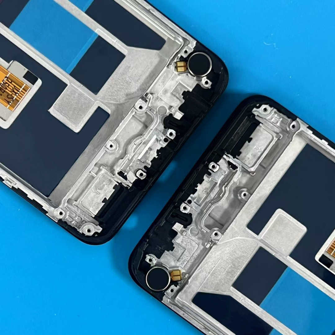 LCD DISPLAY FOR OPPO REALME C55 BLACK WITH FRAME ORG