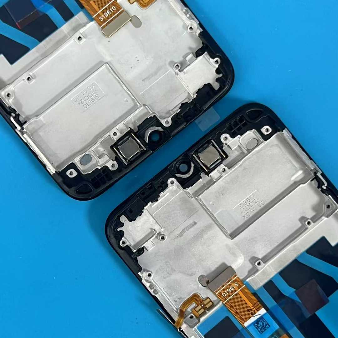 LCD DISPLAY FOR OPPO REALME C21Y BLACK WITH FRAME ORG