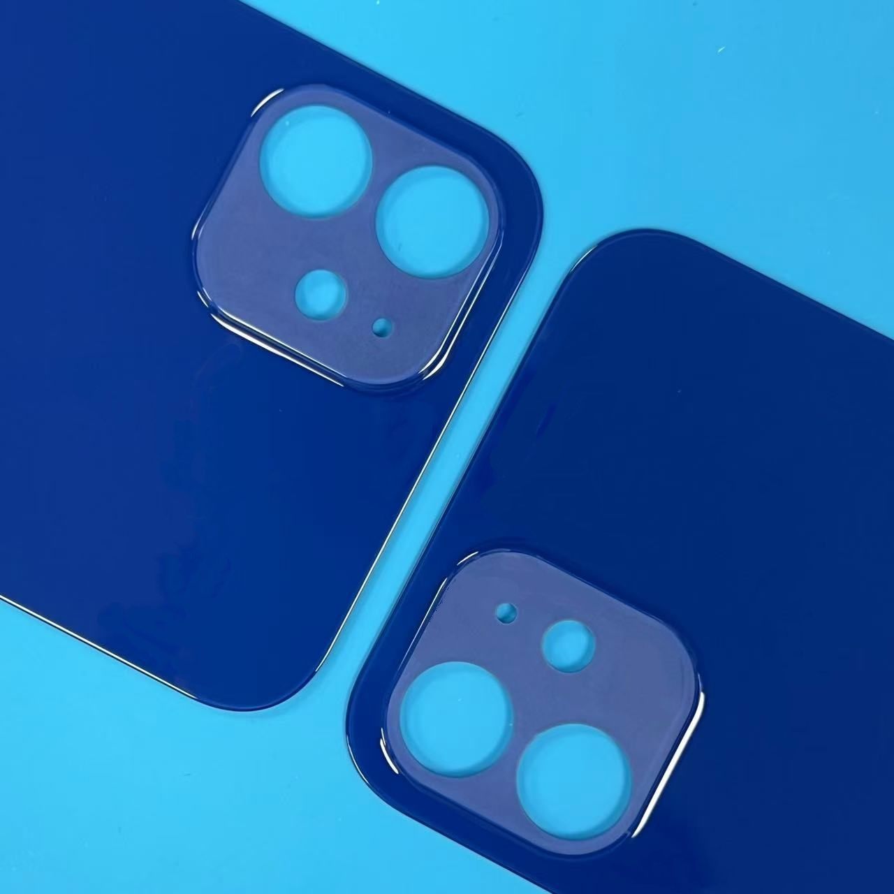 BACK PART FOR IPHONE 12  BLUE ALL IN ONE