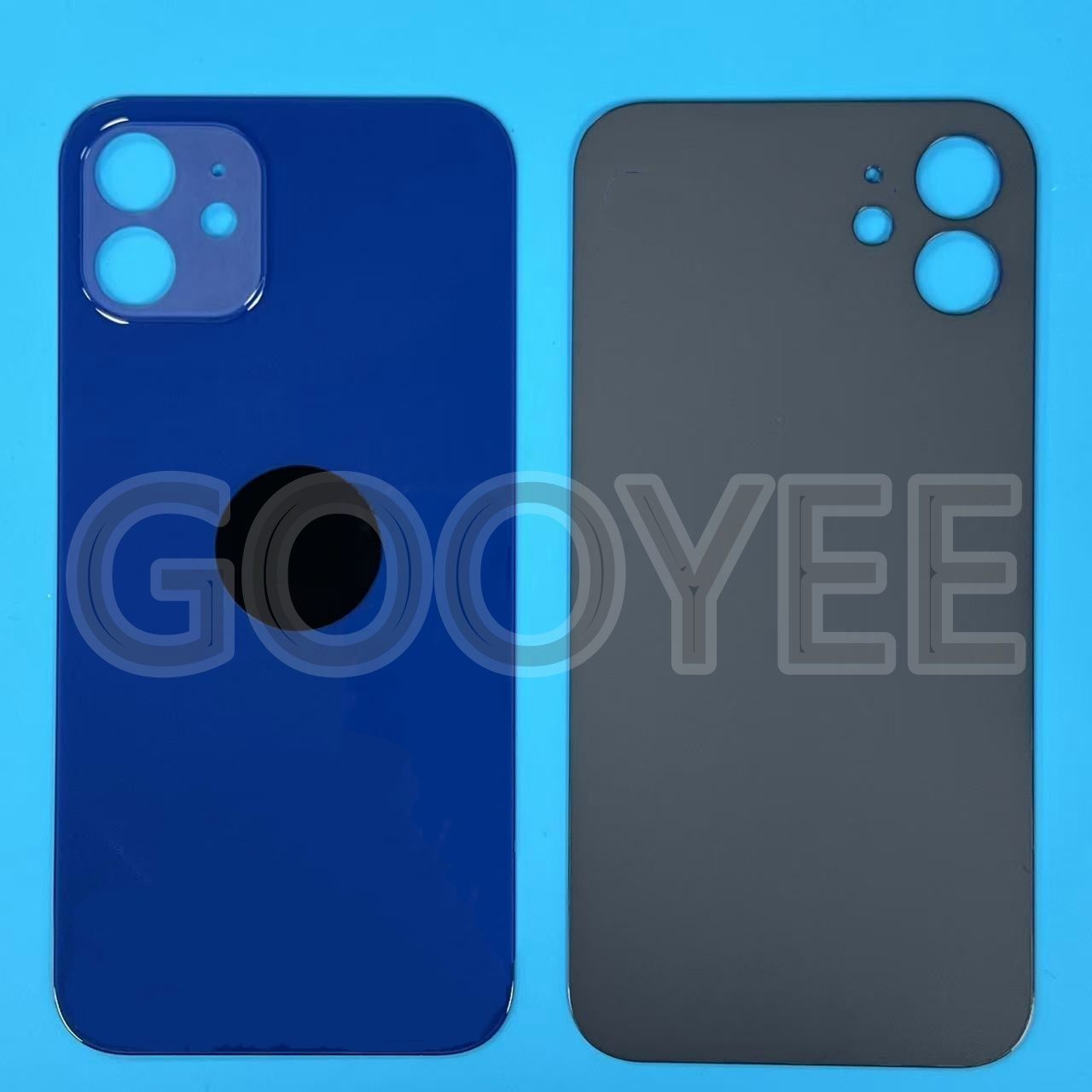 BACK PART FOR IPHONE 12  BLUE ALL IN ONE