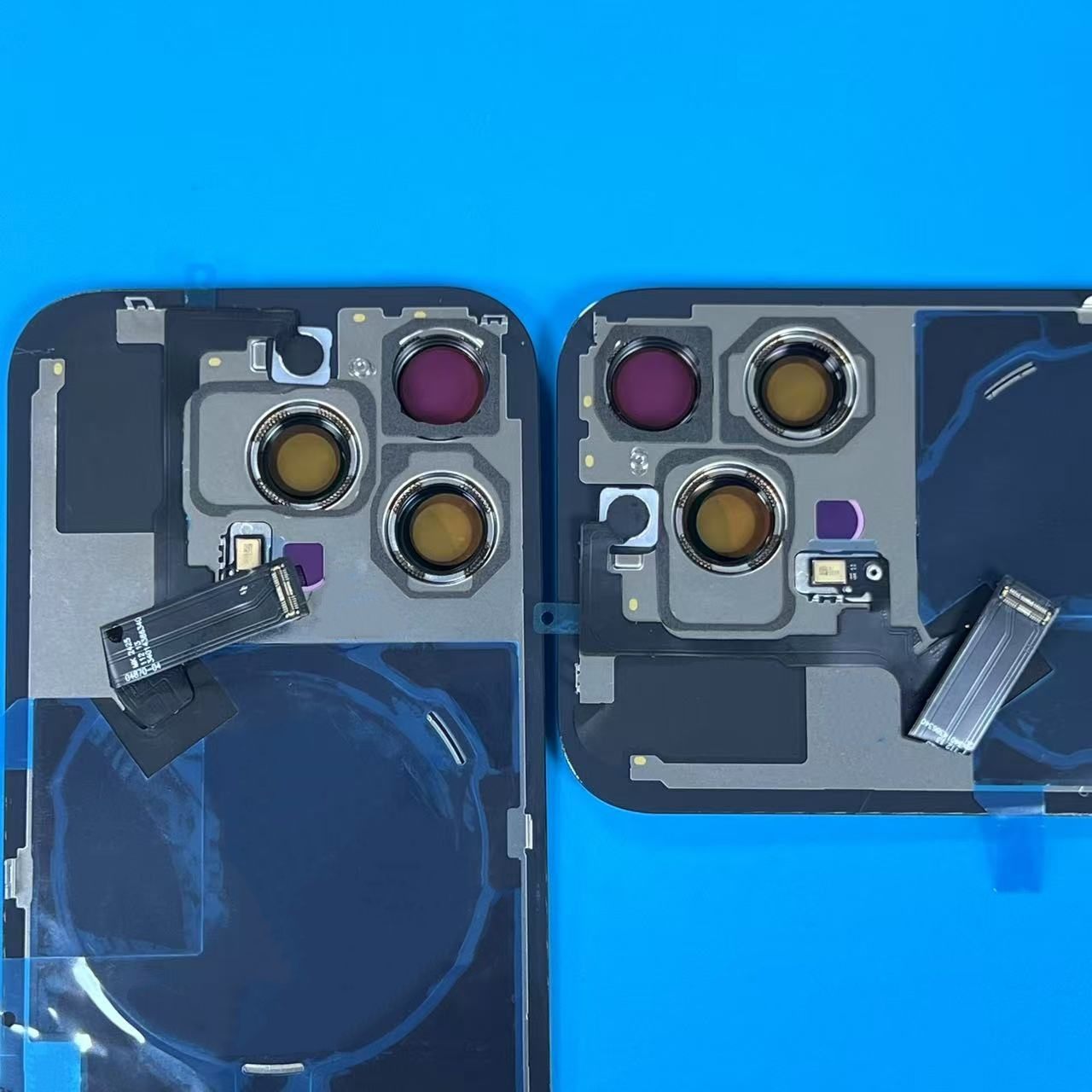 BACK PART FOR IPHONE 16 PRO  BBLACK WITH NFC FLEX ORG