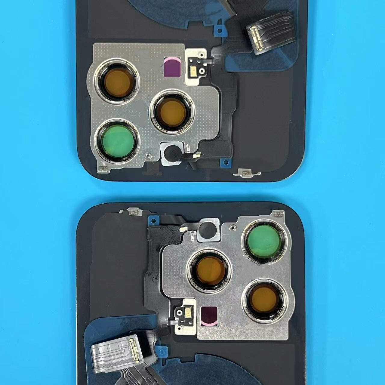 BACK PART FOR IPHONE 15 PRO MAX BLUE WITH NFC FLEX ORG