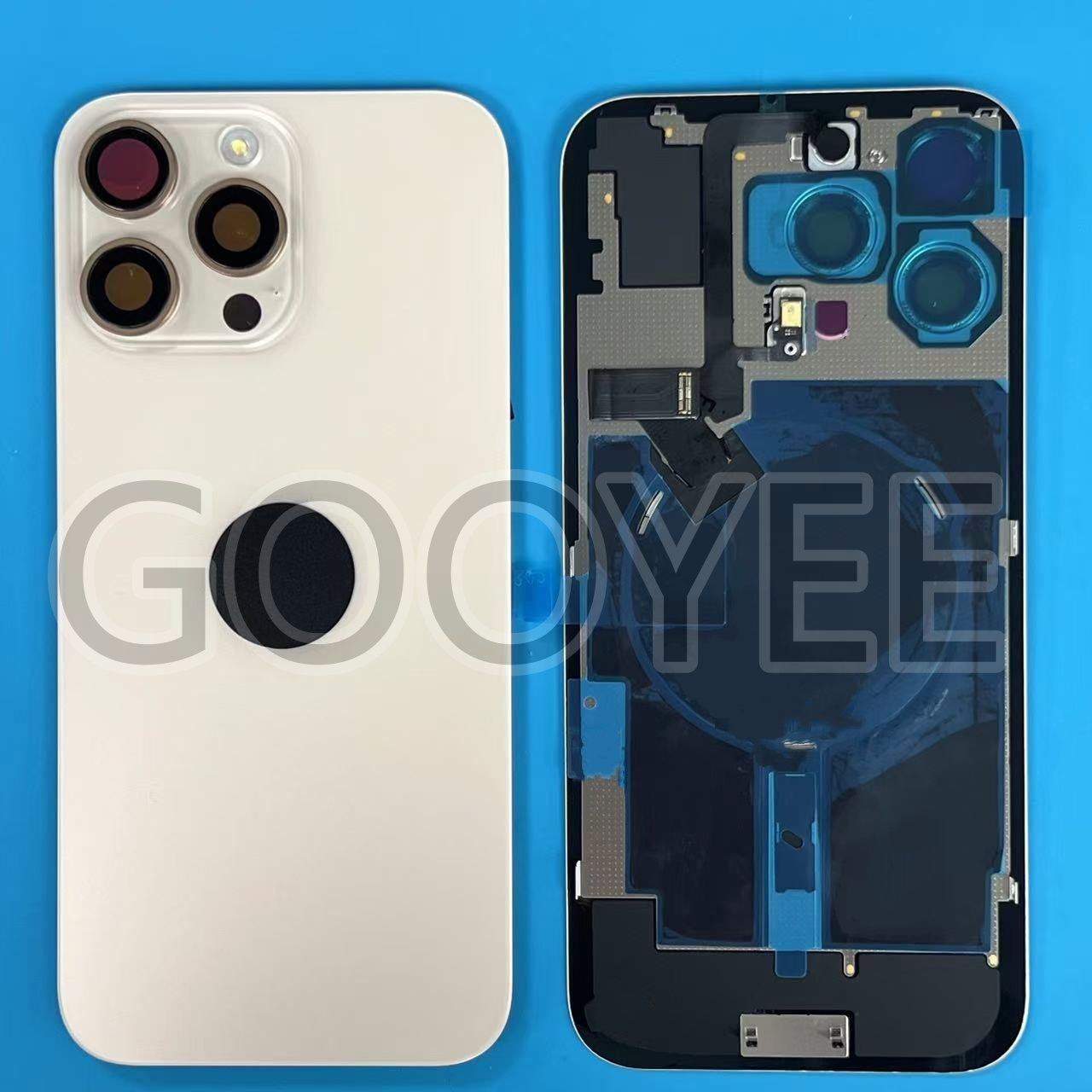 BACK PART FOR IPHONE 16 PRO MAX DESERT  WITH NFC FLEX ORG