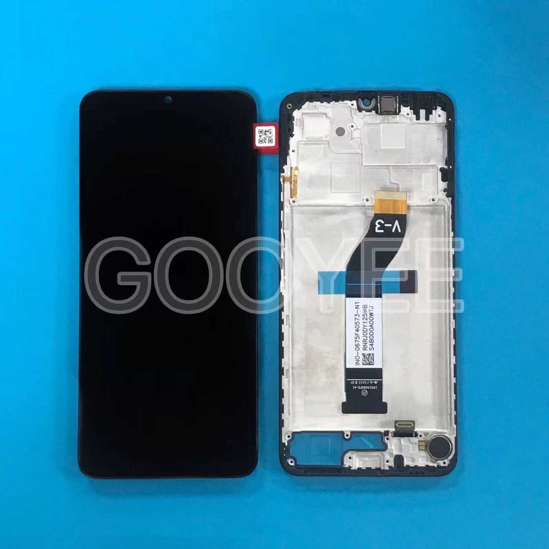 LCD DISPLAY FOR XIAOMI POCO C65 BLACK WITH FRAME ORG