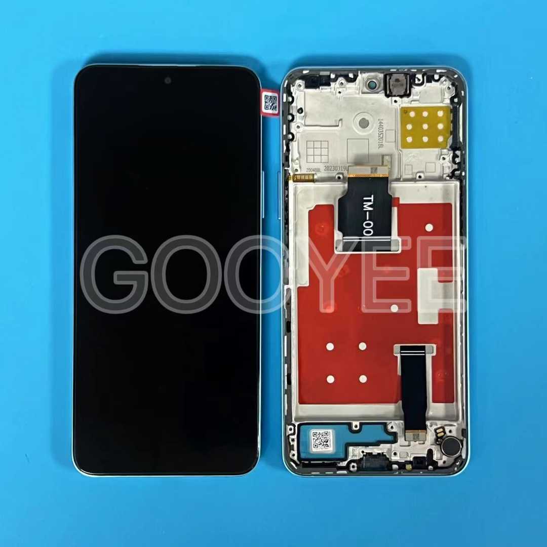 LCD DISPLAY FOR HUAWEI HONOR X8A LITE BLUE WITH FRAME ORG 