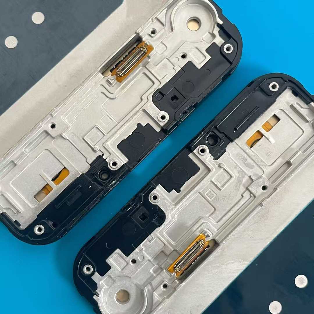 LCD DISPLAY FOR SAMSUNG A17 BLACK WITH FRAME OLED FULL SIZE