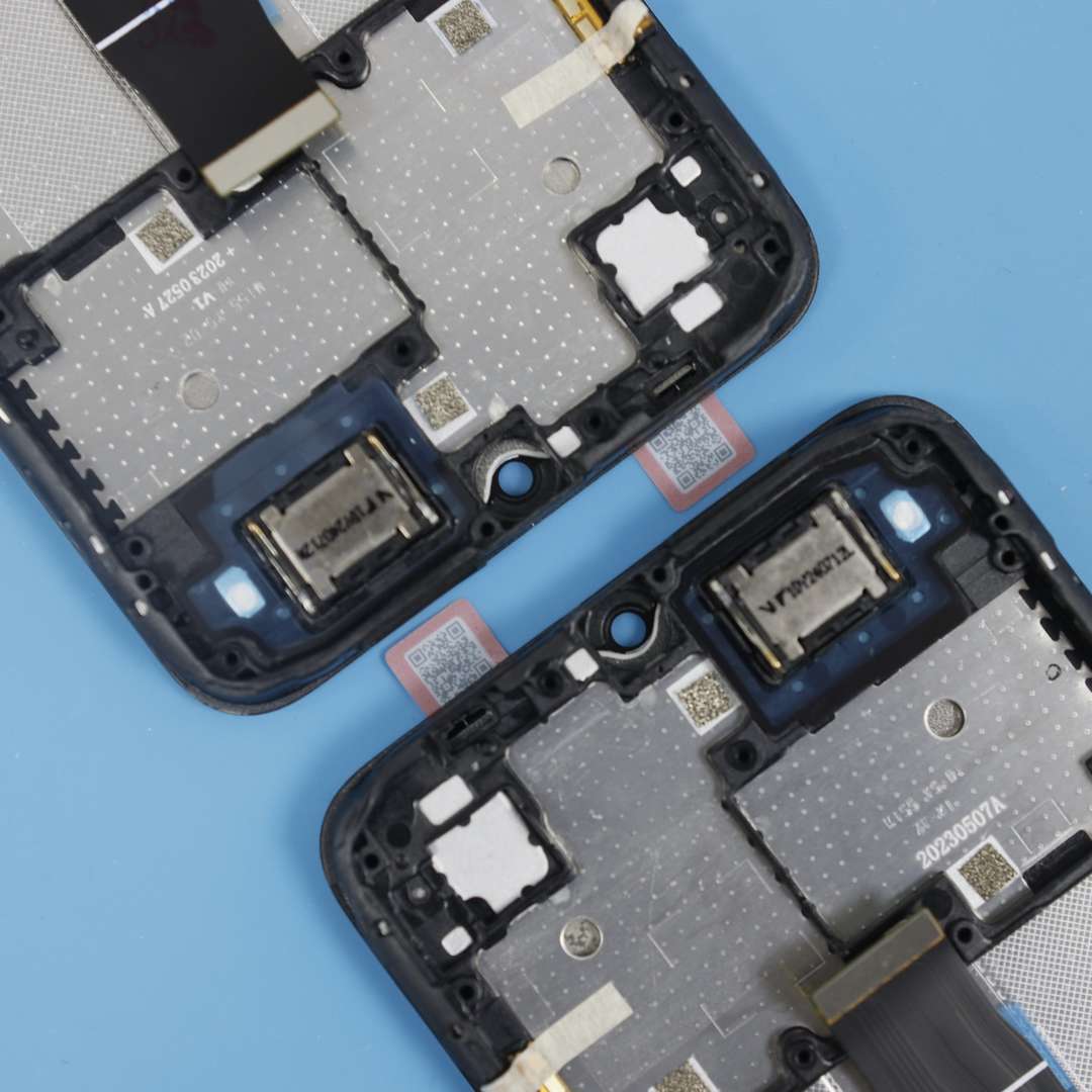 LCD DISPLAY FOR REDMI A2+ BLACK WITH FRAME ORG 