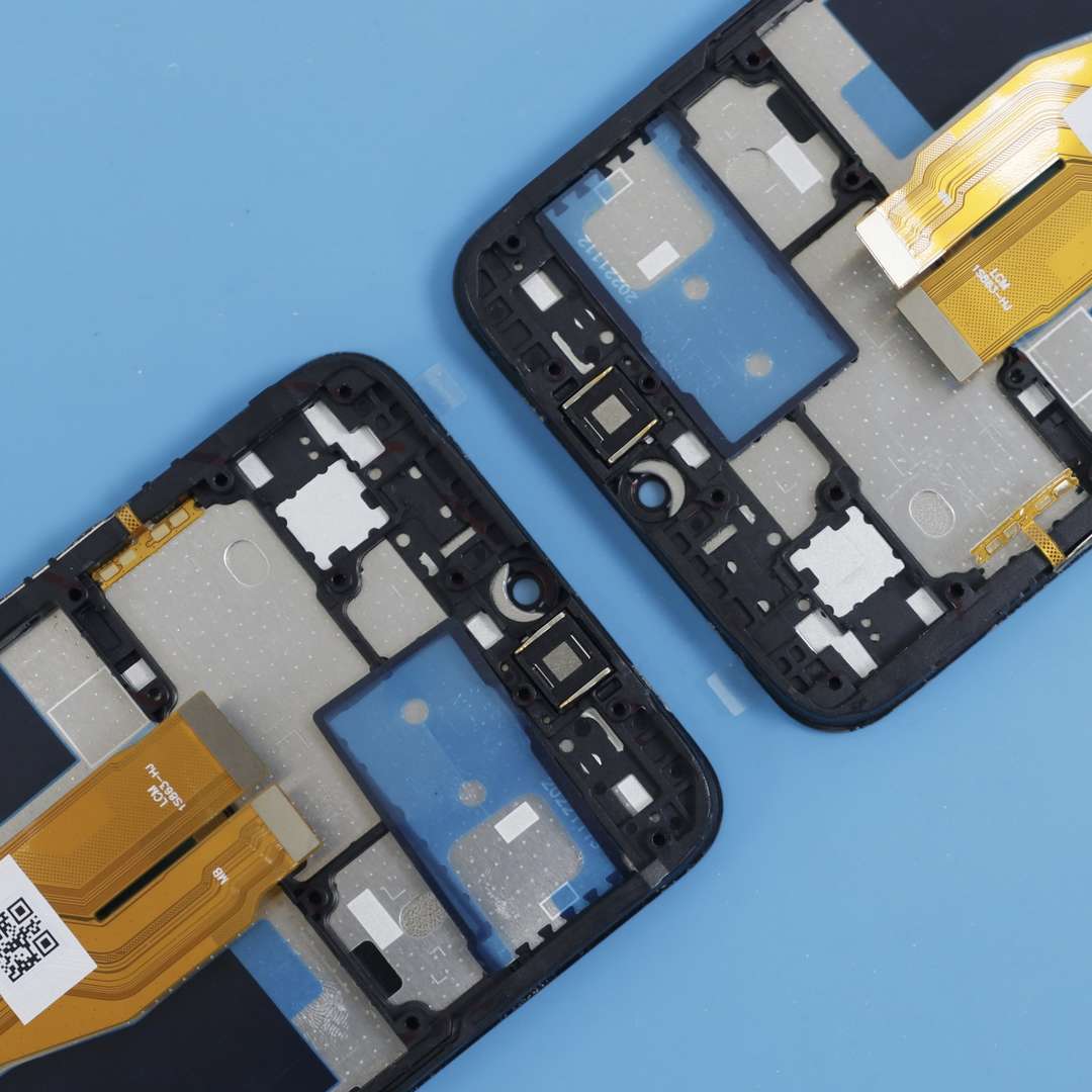 LCD DISPLAY FOR OPPO REALME C33  BLACK WITH FRAME ORG