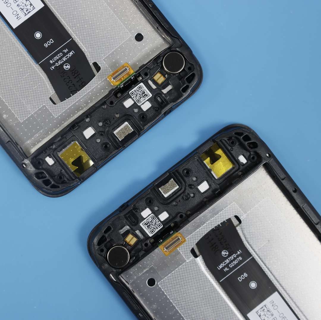 LCD DISPLAY FOR REDMI A2+ BLACK WITH FRAME ORG 