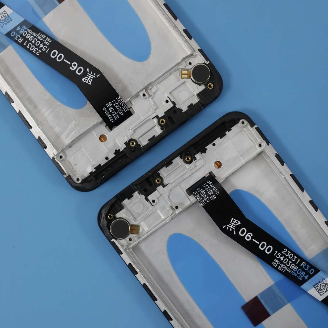 LCD DISPLAY FOR REDMI NOTE 9 BLACK WITH FRAME ORG